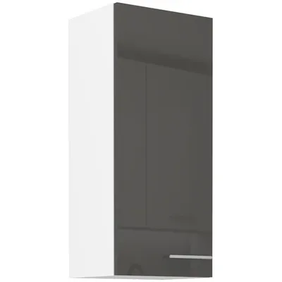 Produktbild von Hoher Hängeschrank LAJLA – Breite 40 cm, grau/weiß