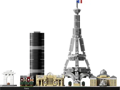 Produktbild von LEGO Architecture Paris, Modellbausatz mit Eiffelturm, Champs-Élysées und Louvre-Modell, Skyline-Kollektion, Haus und Büro-Deko, Geschenkideen für Sammler, Männer und Frauen 21044