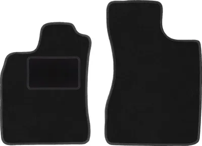 Immagine prodotto di Wielganizator tappetini auto velours anteriori adatto per Renault Twingo I (1993-2006, hatchback) neri, set 2 pz, con fissaggi
