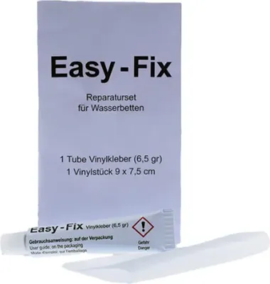 Immagine prodotto di Easy Fix - Kit di riparazione per materassi ad acqua, toppe, set di toppe per materassi ad acqua, piscine, adesivo in vinile