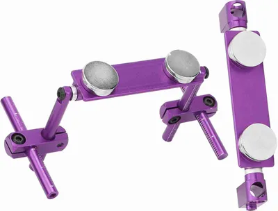Obrázok produktu pre Hliníková magnetická neviditeľná montážna súprava pre HSP 1/10 RC závodné auto (fialová)