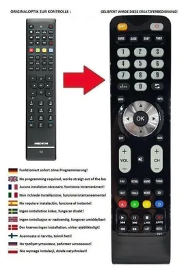 Produktbild von Ersatz Fernbedienung für Medion RC1244