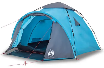 Immagine prodotto di vidaXL Tenda da campeggio a cupola 3 persone blu sgancio rapido
