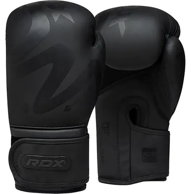 Produktbild von RDX F15 Noir Boxhandschuhe Training in Schwarz Kunstleder
