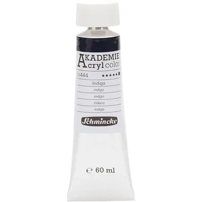 Produktbild von Schmincke AKADEMIE® Acrylfarbe, Indigo (444), Opak, , 60ml