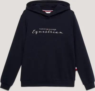 Produktbild von Tommy Hilfiger Equestrian Hoodie Damen Greenwich Graphic Damenpullover Desert Sky M