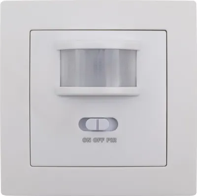 Produktbild von Unterputz IR Bewegungsmelder McPower ''Flair'' 160°, 500W, LED geeignet, weiß