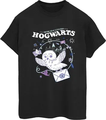 Produktbild von Harry Potter - "Letter From Hogwarts" T-Shirt für Damen BI27777 (S) (Schwarz)