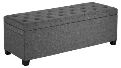 Produktbild von VEVOR Sitzhocker mit Stauraum 110 x 40 x 40 cm Fußbank Aufbewahrungsbox bis 299,