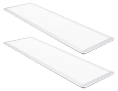 Image de veau | Luminaire LED encastré pour cuisine, panneau lumineux, spot encastré dimmable, lot de 2, 600 mm, blanc neutre