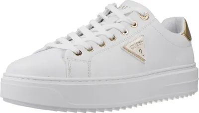 Produktbild von Guess Denisa Sneaker in Weiß Gold für Damen – 8 UK - 41 EU - 10 US / White Gold