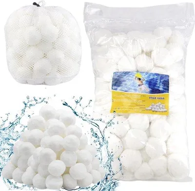 Productafbeelding van Famanu filterballen, 700 gram - geschikt voor zandfiltersystemen en filterpompen
