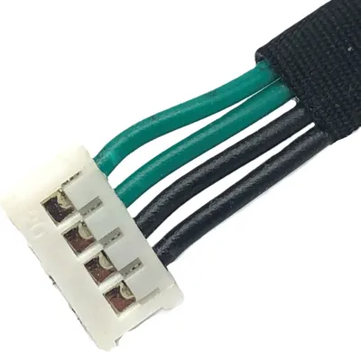 Image de DC Jack câble d'alimentation version 2 compatible avec Toshiba Satellite L350-159