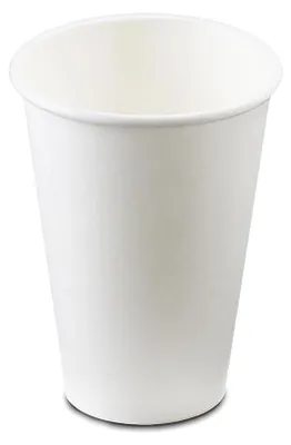 Pappbecher 600 ml, 320 Stück, weiß, für heiße & kalte Getränke