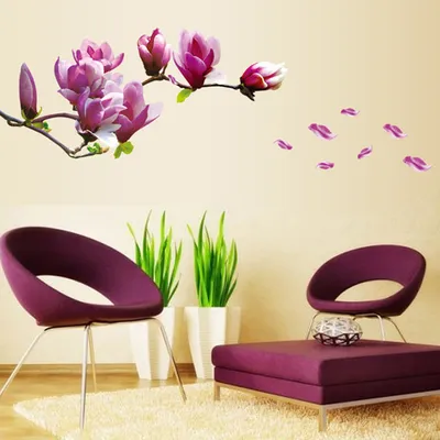 Produktbild von Wunderschöne selbstklebende Tapete Magnolia - Wasserdicht und individuell gestaltbar KP607