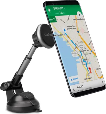 Produktbild von Teleskop-Handy-Autohalterung, Schwarz/Grau