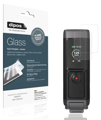 Produktbild von 2x Schutzfolie für AKEEYO AKY-730 Pro matt - Anti-Shock 9H Folie dipos Glass Kunststoffglas