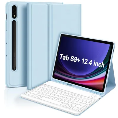 Produktbild von INF Bluetooth Tastaturhülle + Tastatur für Samsung Galaxy Tab S9/S9 FE/S10