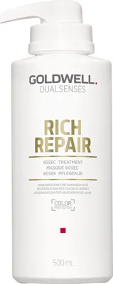Obrázok produktu pre Goldwell Dualsenses Rich Repair 60sec Kuracja do włosów zniszczonych, 500ml