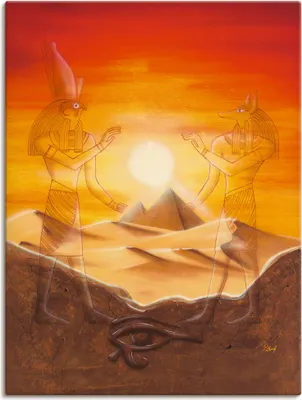 Produktbild von ARTland Leinwandbild Ägypten Größe: 90x120 cm