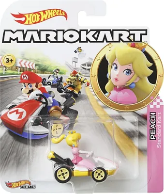 Zdjęcie produktu dla Hot Wheels Mario Kart GBG28, Gokart, 3 lat(a), Plastik, Metal, Wielobarwny