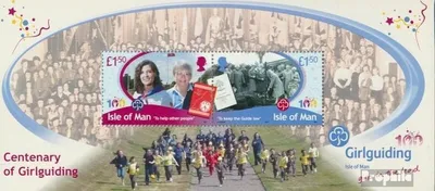 Produktbild von Briefmarken GB - Isle of Man 2010 Mi Block71 (kompl.Ausg.) postfrisch Pfadfinderinnen