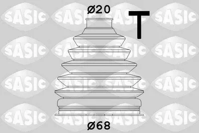 Produktbild von SASIC Faltenbalgsatz Antriebswelle Radseitig für TOYOTA Yaris Schrägheck (P9) 1900033