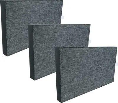 Produktbild von vhbw 3x HEPA Filter kompatibel mit Sharp KC-860U, KC860EW, KC-A60E, KC-C150E, KC-860E Luftreiniger - Ersatz-Filter