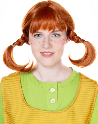 Produktbild von Pippi Langstrumpf Perücke - Faschingskostüm Zubehör