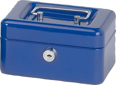 Produktbild von MAUL Geldkassette Muldeneinsatz 12.5 x 15.2 x 8 cm blau