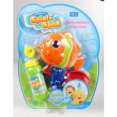 Produktbild von 6x Seifenblasen Maschine Bubble 60ml Flüssigkeit Kinder Spielzeug Mitgebsel
