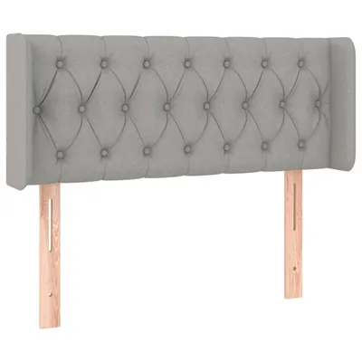 Immagine prodotto di vidaXL Testiera con orecchie in tessuto grigio chiaro 103x16x78/88 cm