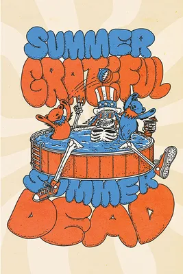 Produktbild von Grateful Dead - Poster - Summer