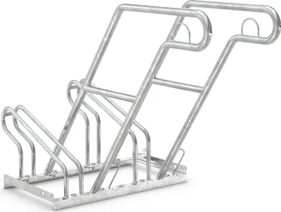 Produktbild von Fahrradständer mit Anlehnbügel 2602 | 2 Räder einseitig | RA 350mm