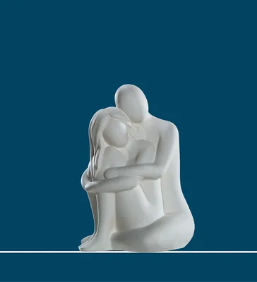 Immagine prodotto di Gilde Francis, Figur, Paar, "Kuschelrunde", Keramik, creme, VE 2, L. 15 cm, B. 17 cm, H. 25 cm 30109 4009079301090