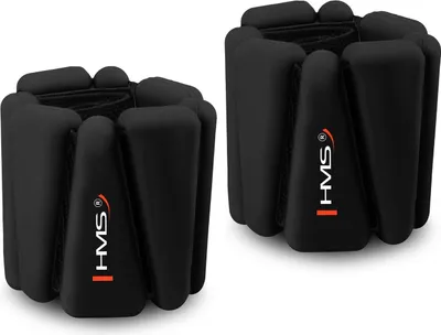 Produktbild von Schwarze Trainingsgewichte aus Silikon für Knöchel und Handgelenk