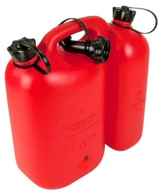 Produktbild von Oregon Kombi-Kanister für Kraftstoff und Kettenöl, 5L + 3L, Rot