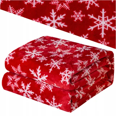 Produktbild von Łóżkoholicy Weihnachtliche Mikrofaser-Decke 200x220 Warm