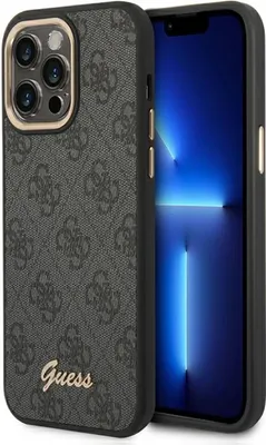 Immagine prodotto di Guess Guhcp14Xhg4Shk Custodia rigida per Iphone 14 Pro Max 6,7 Czarny/Nero 4G Logo Oro Vintage