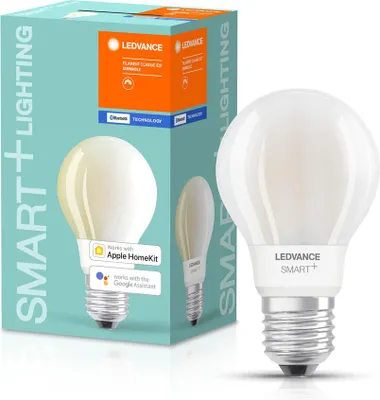Produktbild von LEDVANCE SMART+, Intelligentes Leuchtmittel, Bluetooth, Weiß, LED, E27, Warmweiß