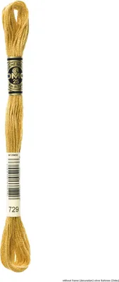 Immagine prodotto di Filato da ricamo DMC Mouline Special 117MC -729, 6 capi, 8 m