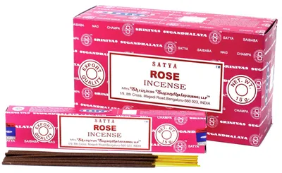 Obrázok produktu pre Vôňavé tyčinky Satya 15 g - ruža