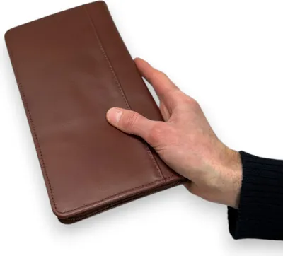 Produktbild von Premium Leder-Schlüsselmappe – Organizer – Schlüssel ordentlich aufbewahren