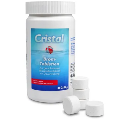 Produktbild von CRISTAL Bromtabletten (20g) 0,8 kg