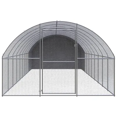 Immagine prodotto di Gabbia per Polli da Esterno 3x10x2 m in Acciaio Zincato