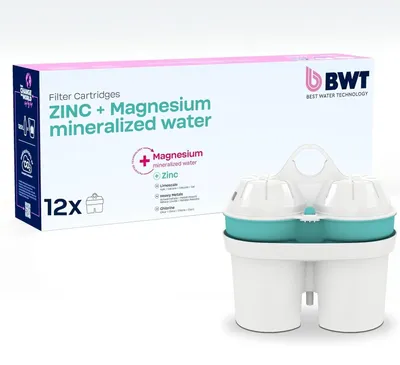 Productafbeelding van Waterfilterpatronen met magnesium voor drinkwater, verpakking van 12 stuks