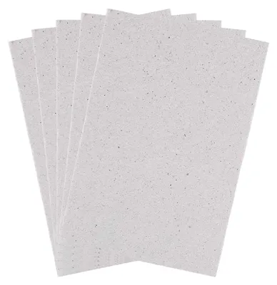 5 Micaschutzplatten 15×12 cm, universell, für Mikrowelle