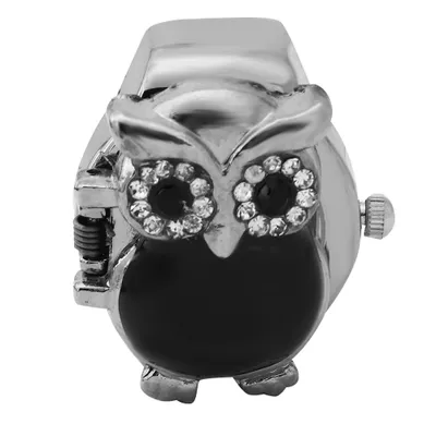 Obrázek produktu pro Prstenové hodinky, prstencové hodinky, Quartzové prstencové hodinky, prstencové Quartzové prstencové hodinky, Flip Up Cover Ring Watch