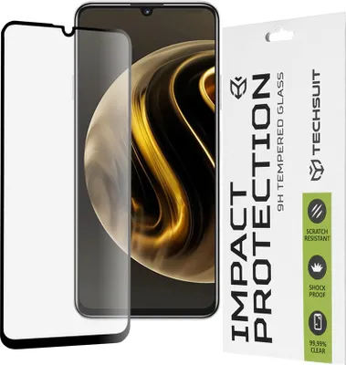 Produktbild von Techsuit Schutzglas 111D für Huawei Nova Y72 - Schwarz KP30903