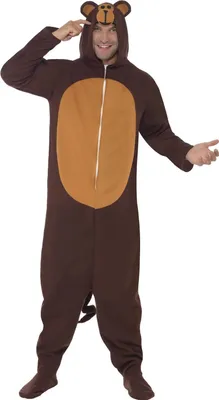 Image de Smiffys - Bodysuit (costume) pour homme/femme unie SM388 (L) (Marron)